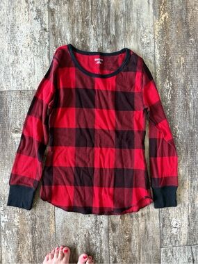3 for $10 sale: Old navy red black buffalo check thermal shirt / M
